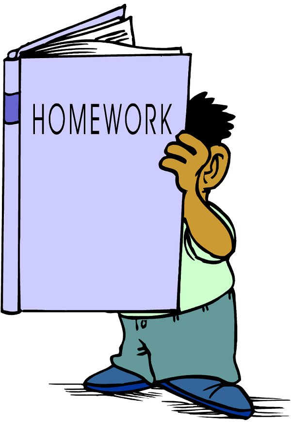 600x871 Homework Clip Art