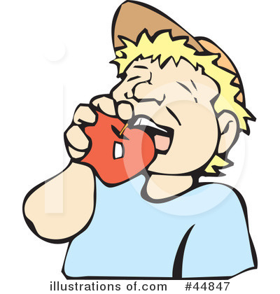 400x420 Eating Snack Clipart