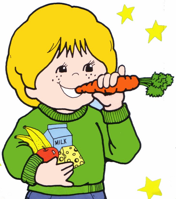 Kids Eating Lunch Clipart