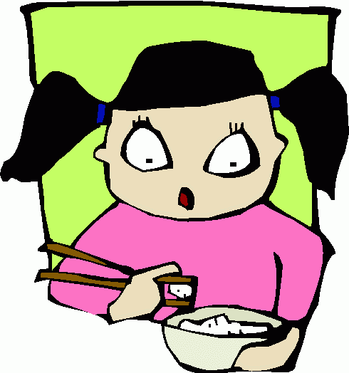490x524 Free Kids Eating Lunch Clipart Image