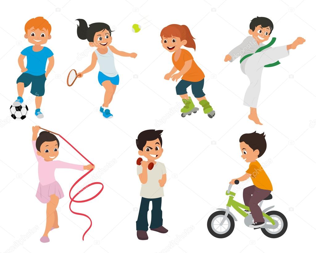 Kids Fitness Clipart | Free download on ClipArtMag