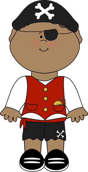 282x550 Pirate Kid Clip Art