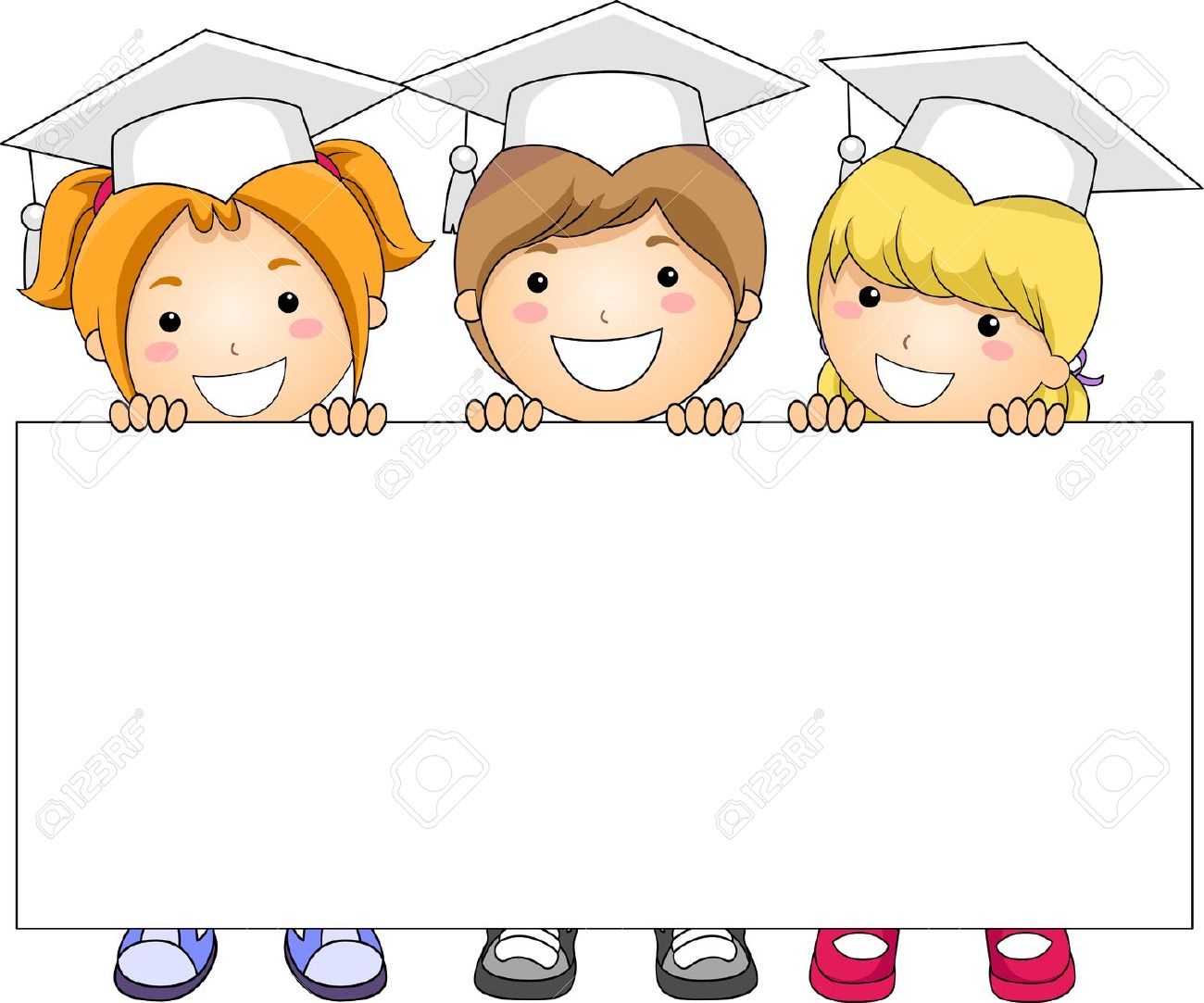 1300x1083 9209614 Illustration Of Kids Holding A Banner Stock Illustration