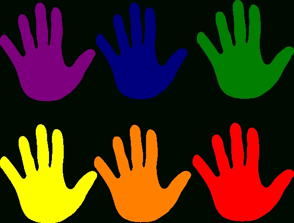 600x454 Handprint Clipart