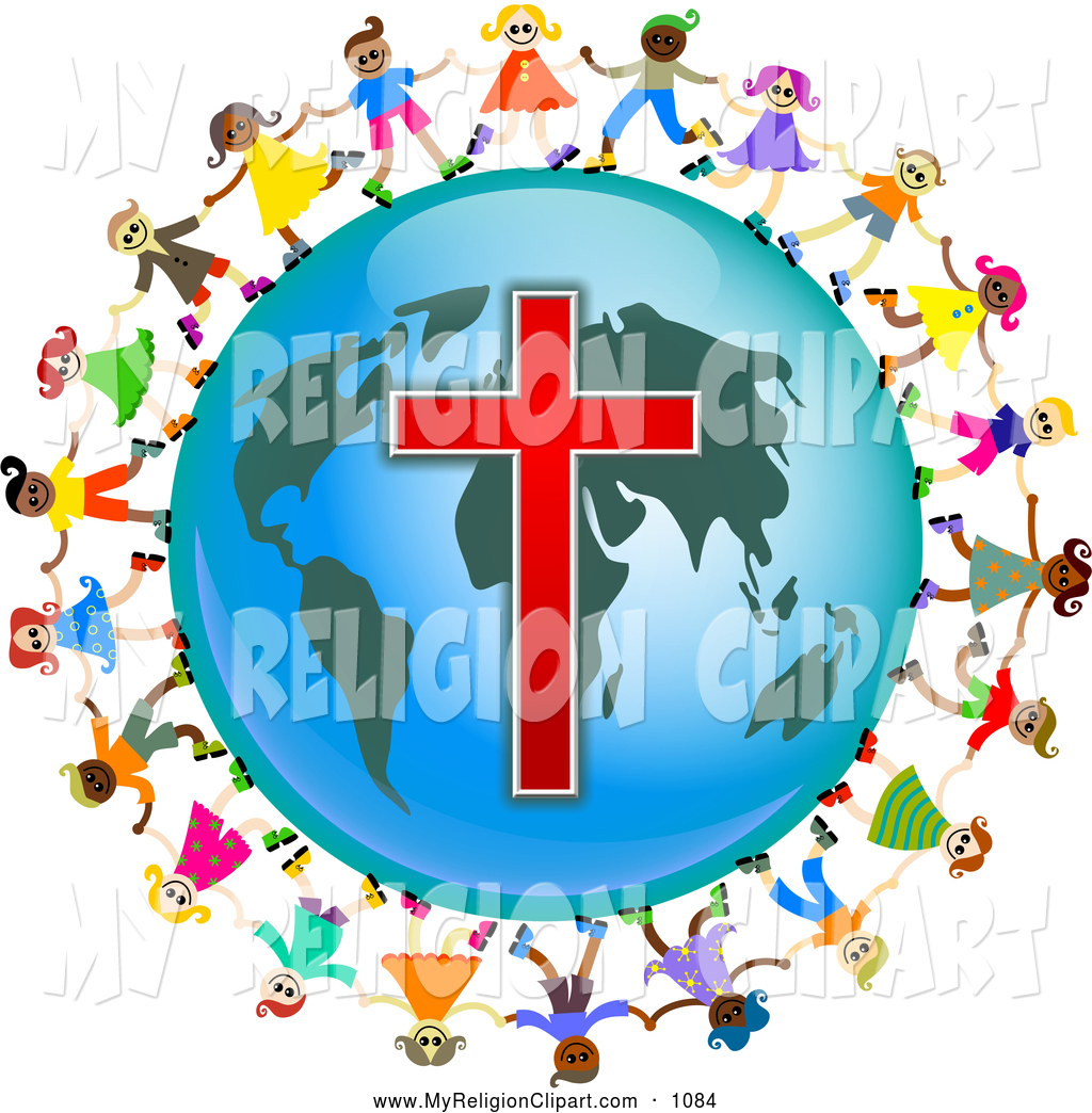 1024x1044 Religion Cliprt Of Diverse Christian Kids Holding Handsround