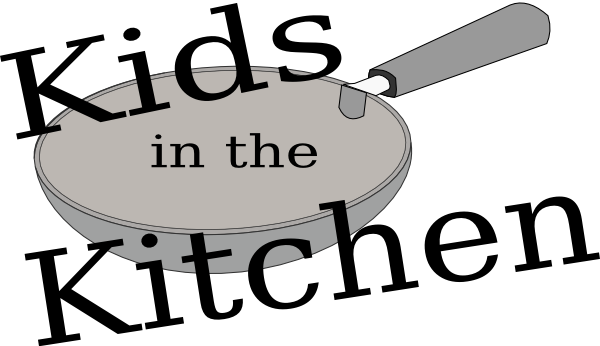 600x346 Kids In The Kitchen Pan Logo Clip Art