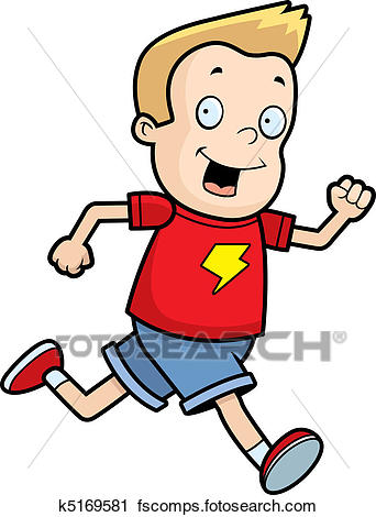 342x470 Clipart Of Boy Running K5169581