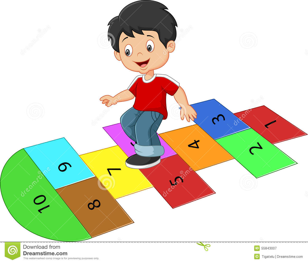 1300x1113 Hopscotch Clip Art Clipart