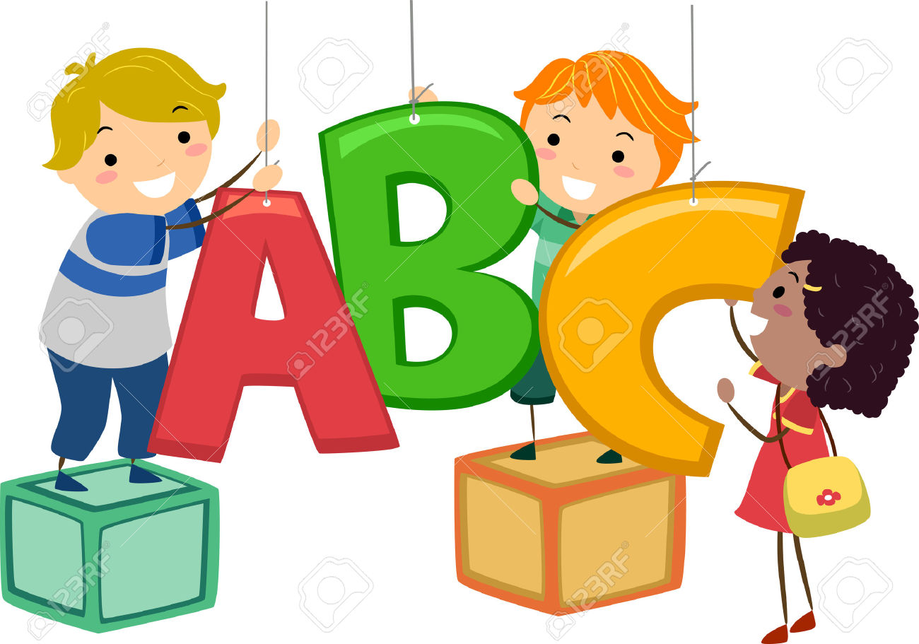 1300x911 Kids Learning Abc Clipart