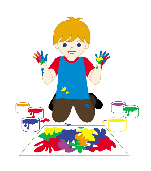488x550 Child Painting Clipart, Explore Pictures