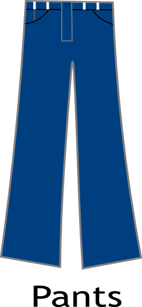 276x598 Pants Clip Art
