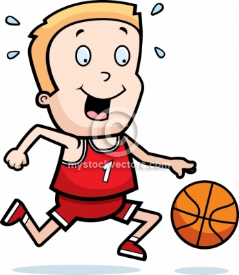 348x400 Child Clipart Basketball