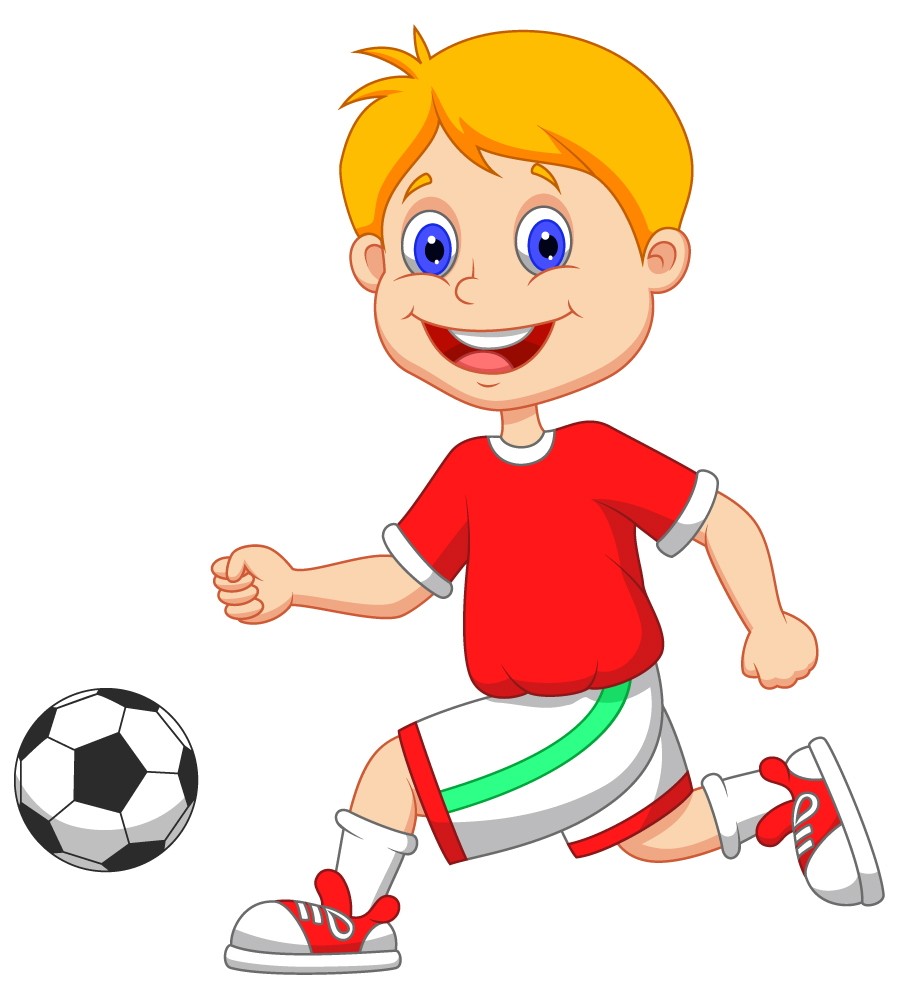 900x1000 Little Boy Clipart Football Player