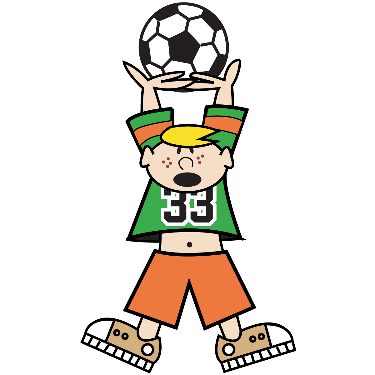 1200x1200 Free Kids Sports Clipart Image