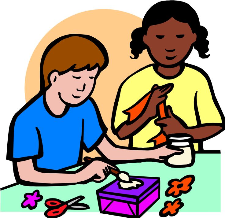 Kids Playing With Toys Clipart