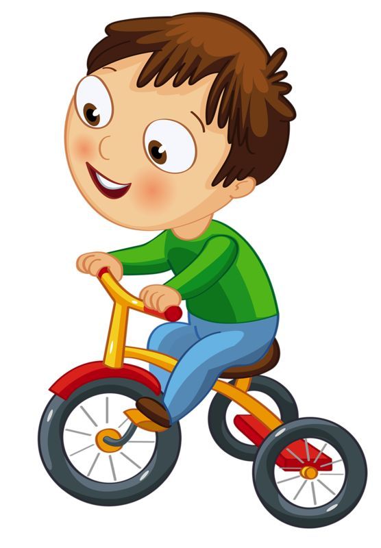 Kids Riding Bikes Clipart | Free download on ClipArtMag