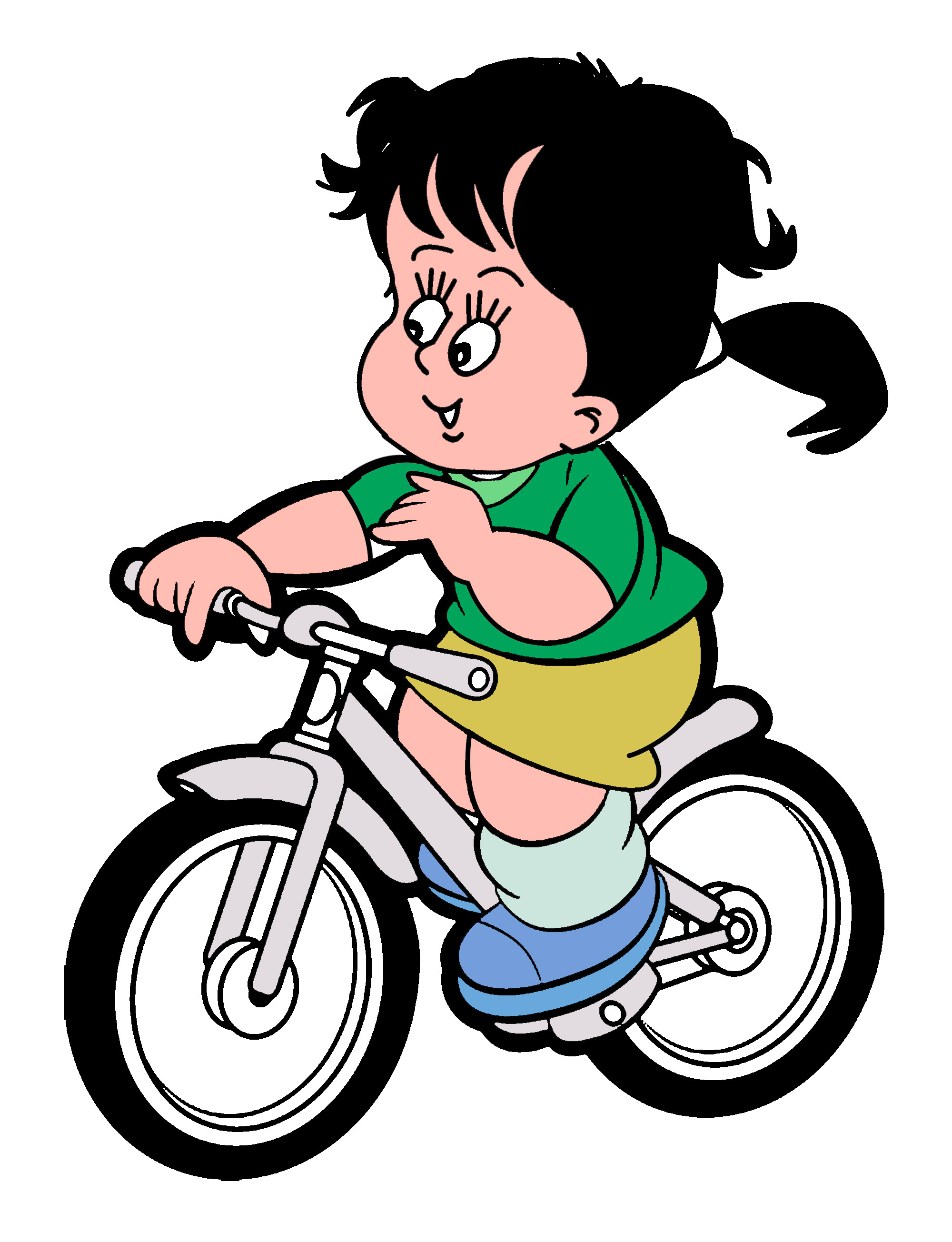 2000x2609 Bicycle Clipart Riding Bike