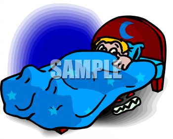 350x282 Boy Who Is Scared Of The Monster Under His Bed Clip Art