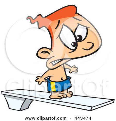 450x470 Diver Clipart Scared