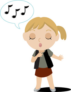 233x300 Kid Singing Clipart