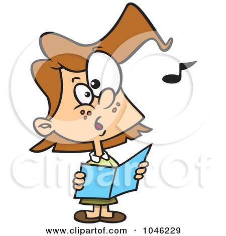 450x470 Royalty Free (Rf) Clip Art Illustration Of Cartoon Choir Kids
