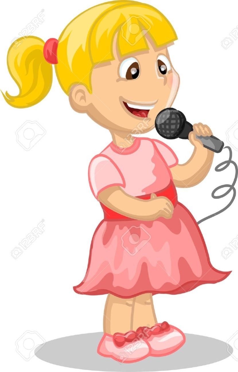 830x1298 Singing Clipart Png