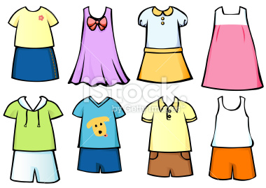 380x269 Summer Clothes For Kids Clip Art