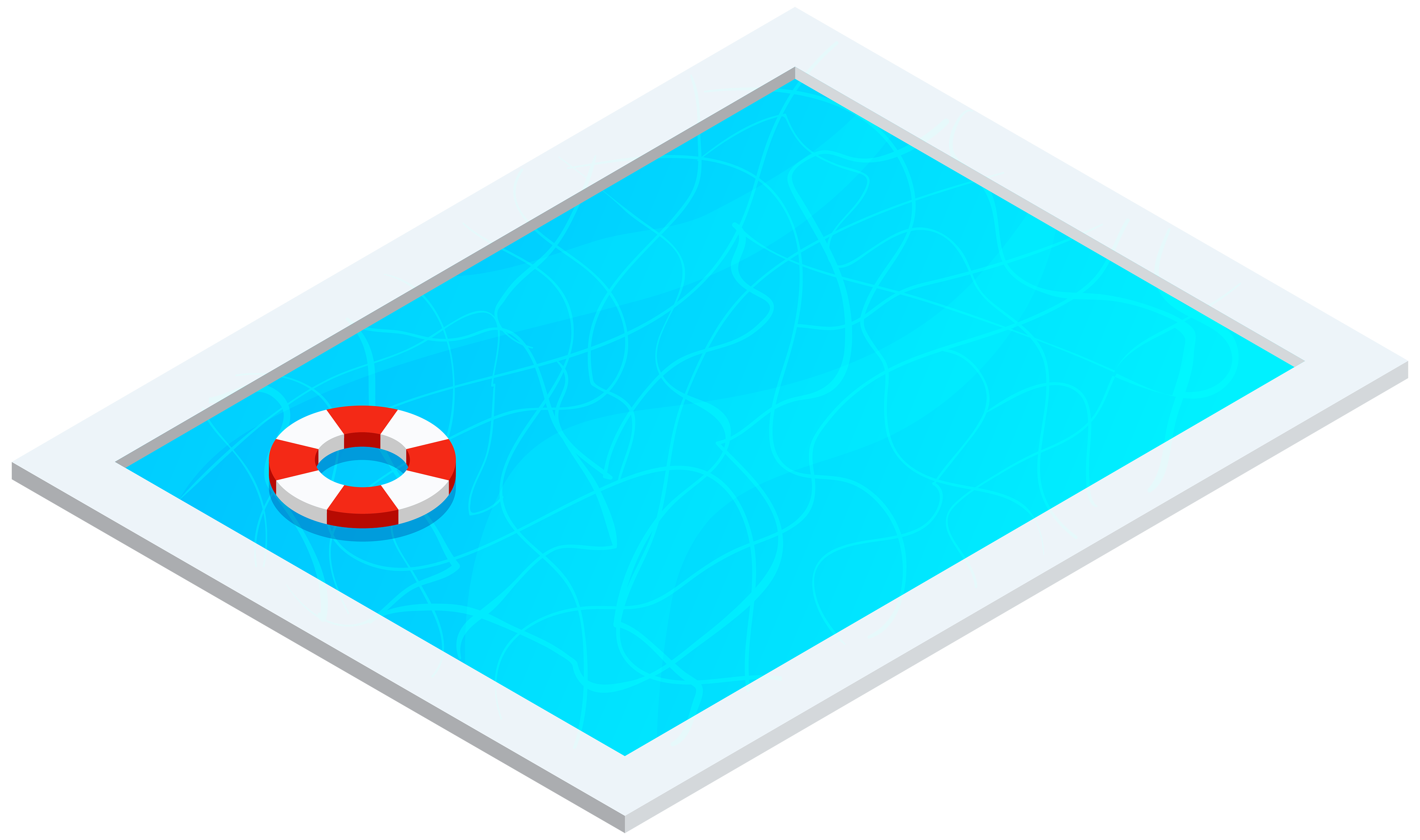 4000x2367 Swimming Pool Graphics Clip Art