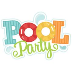 236x236 Winter Pool Party Clip Art