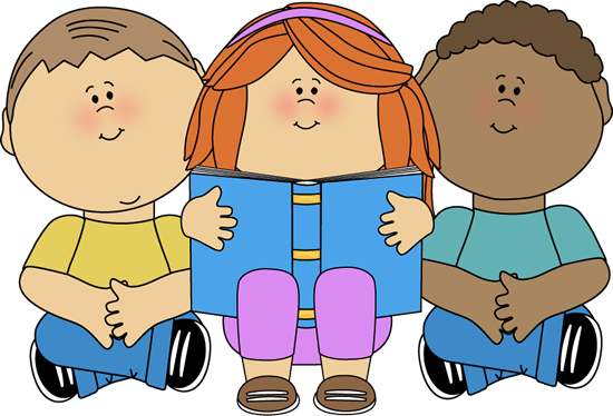 550x374 Kids Reading Together Clipart Letters