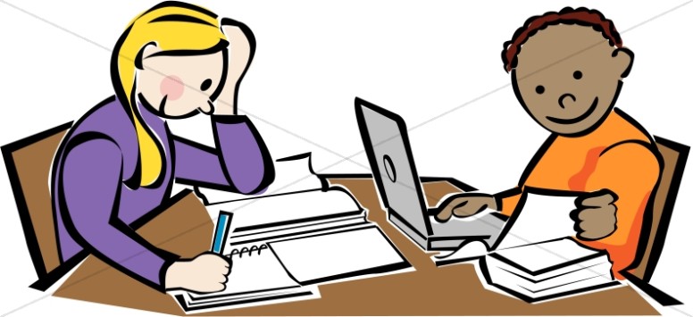 776x355 Library Kids Studying Christian Classroom Clipart