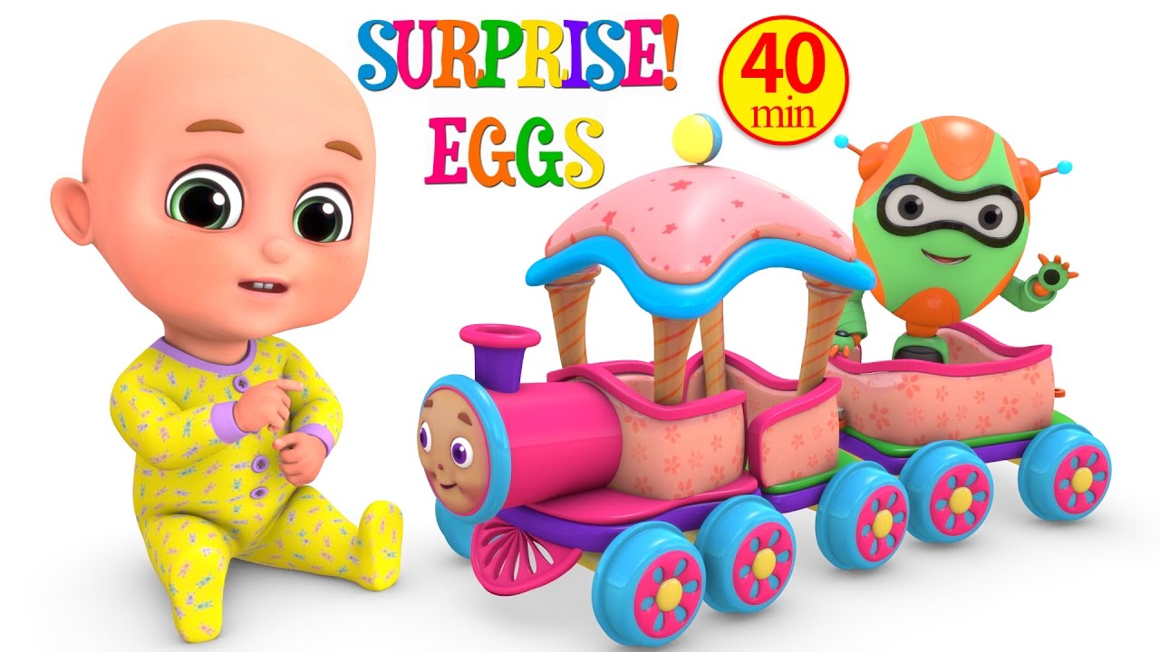 1280x720 Toy Train Surprise Eggs For Kids