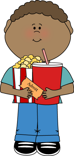 256x537 Going To The Movies Clipart