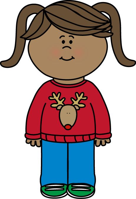 462x677 Little Girl Clipart Winter