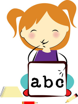 264x350 Kids Writing Clipart 3 Image