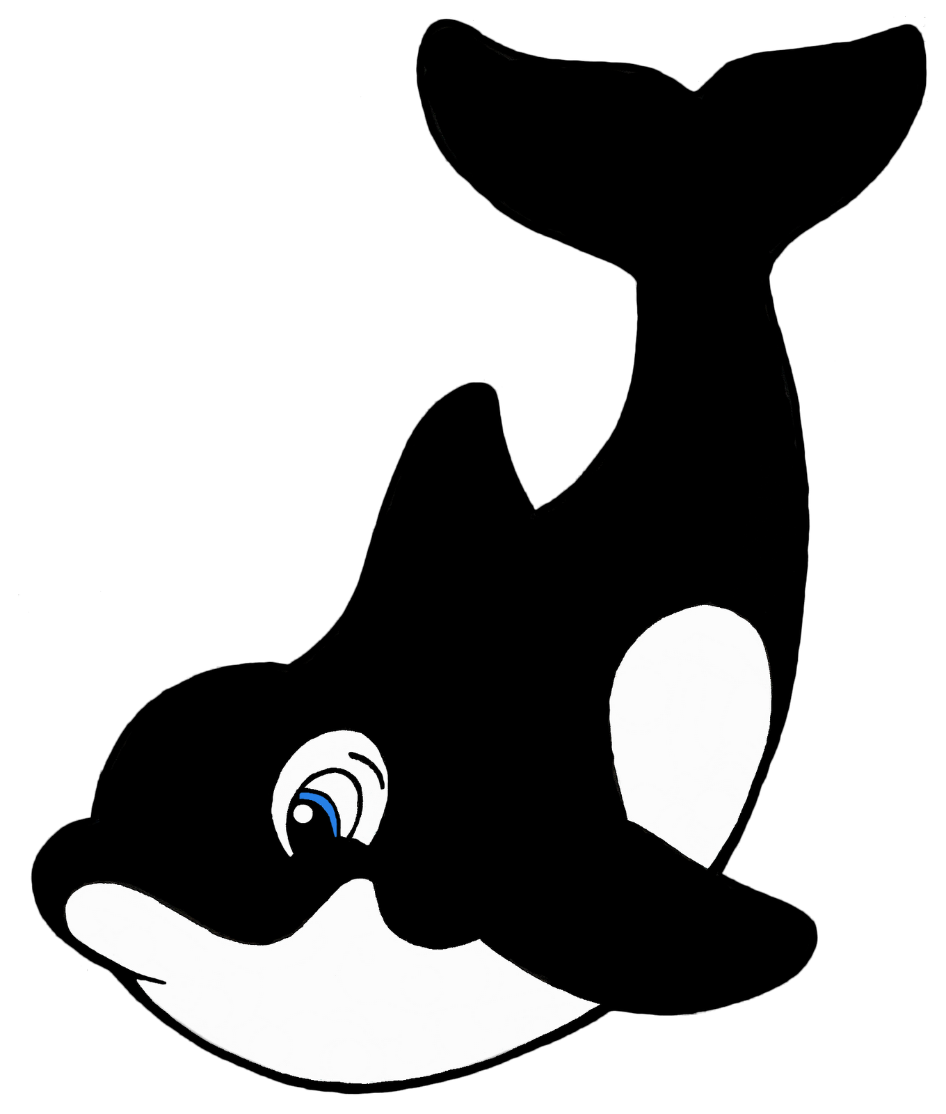 1360x1600 Whale Black And White Cartoon Killer Whale Free Download Clip Art