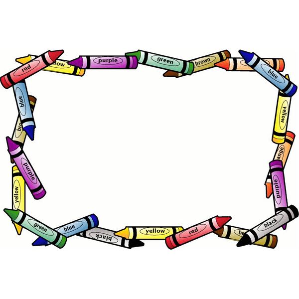 600x600 Kindergarten Clipart Borders