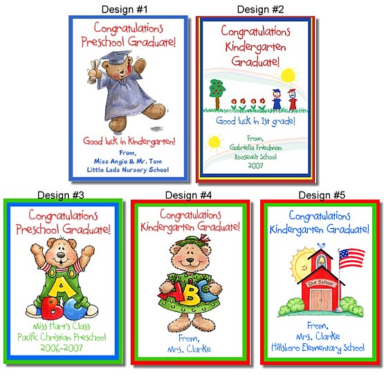 555x542 Kindergarten Preschool Graduation Crayon Box Labels Favors