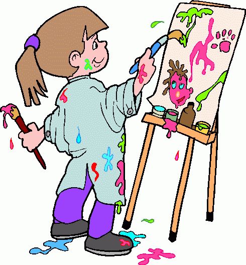 490x528 Art Teacher Clipart