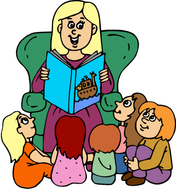 600x642 Stories Clipart Kindergarten Teacher