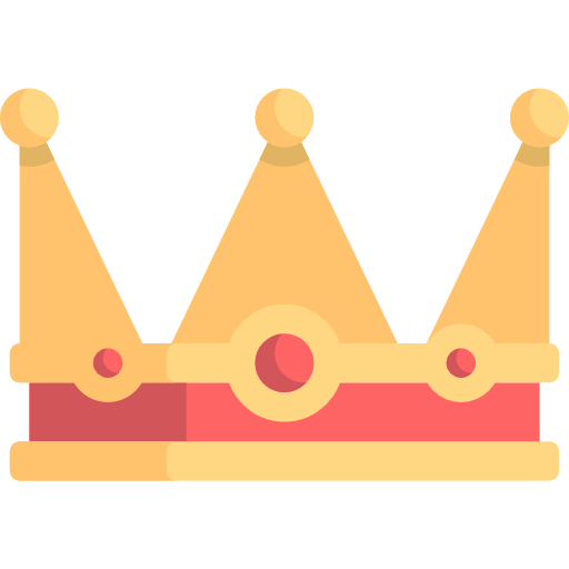 512x512 Royalty, Chess Piece, Miscellaneous, King, Crown, Queen Icon