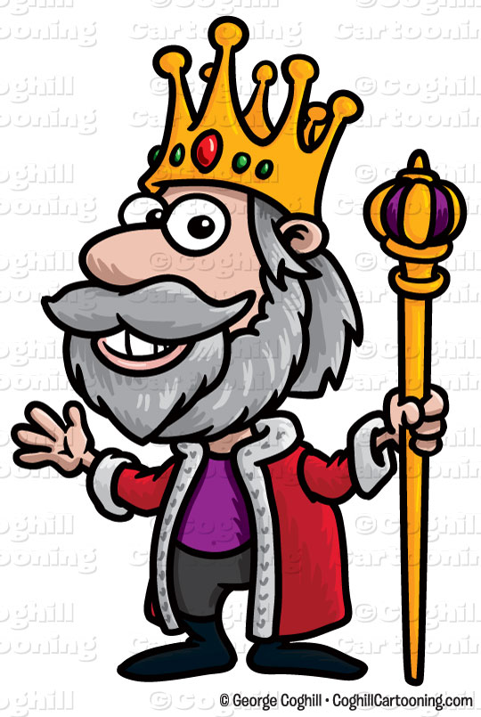540x805 Cartoon King Clip Art Stock Illustration