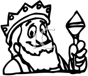 300x259 Black And White King Crown Clip Art