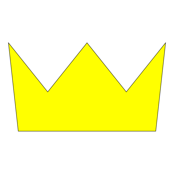 600x600 Crown Clipart