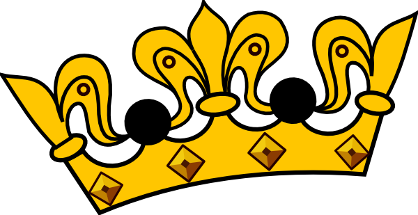 600x309 Crown Clipart Tilted