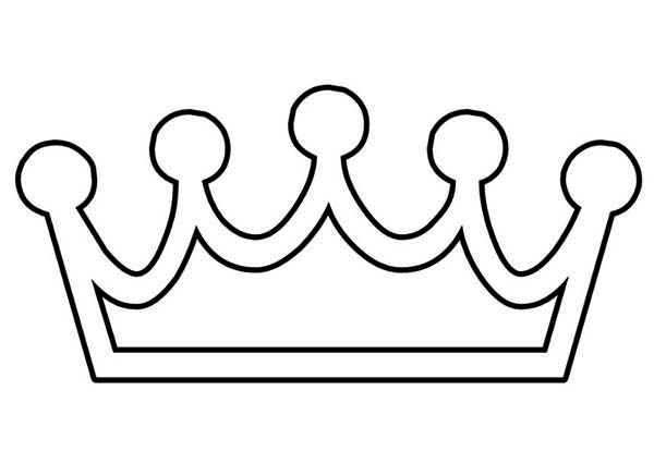600x425 King Crown Coloring Page