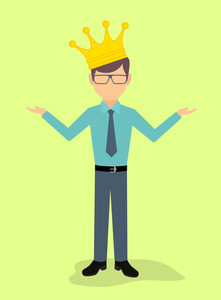 221x300 King With Crown And Sword Illustration Royalty Free Stock Image