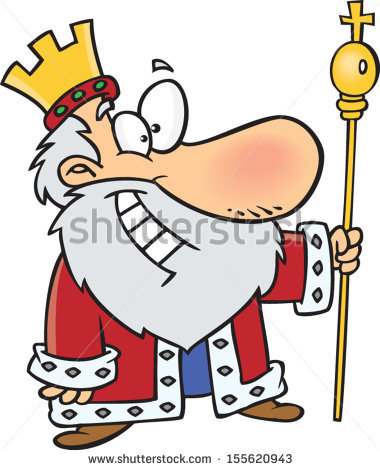 380x470 Evil King On Throne Clipart