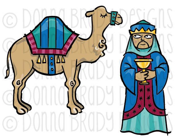 570x450 Three Kings Clipart