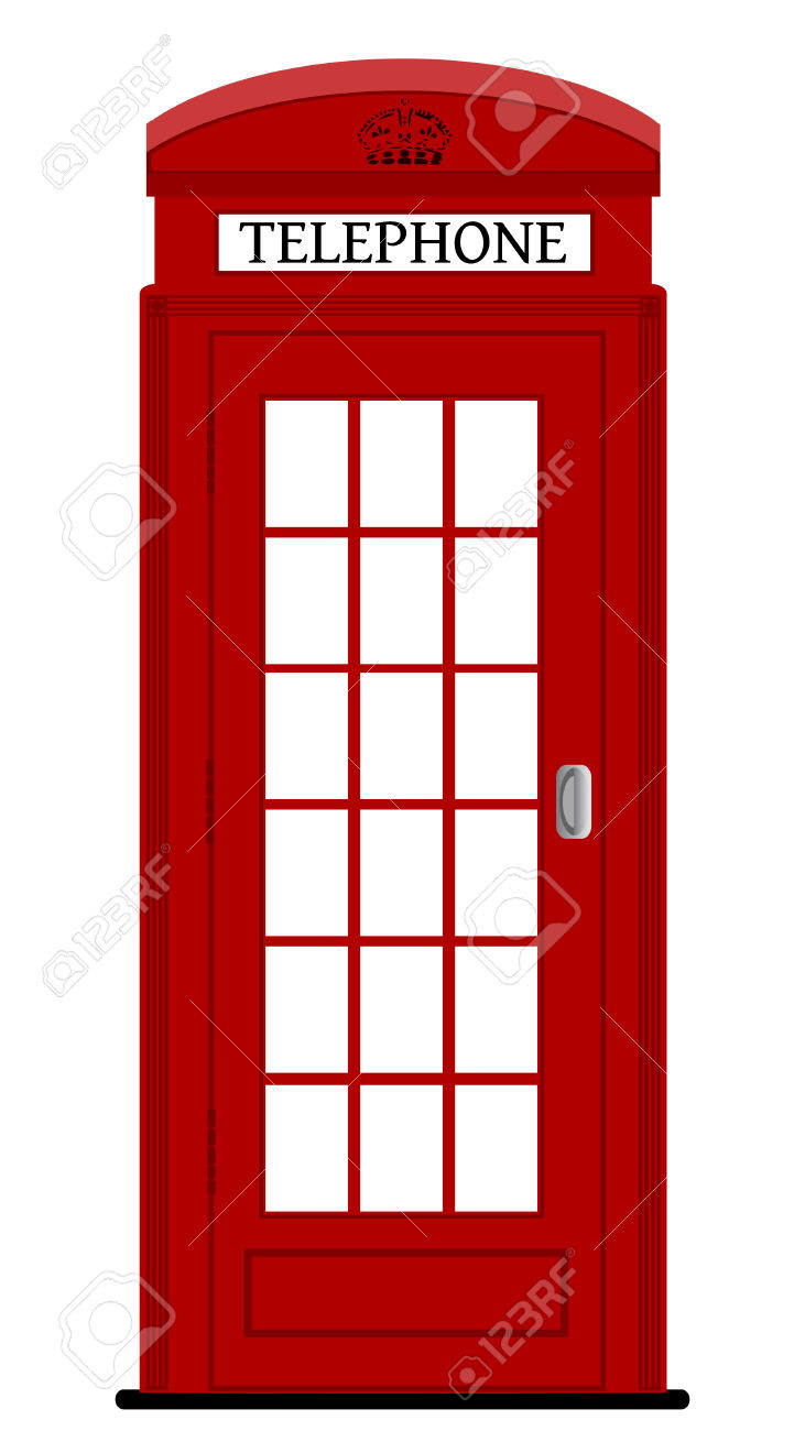 731x1300 Telephone Kiosk Clipart